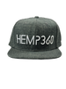 Hemp360 Hemp Fiber Hat Dark Grey