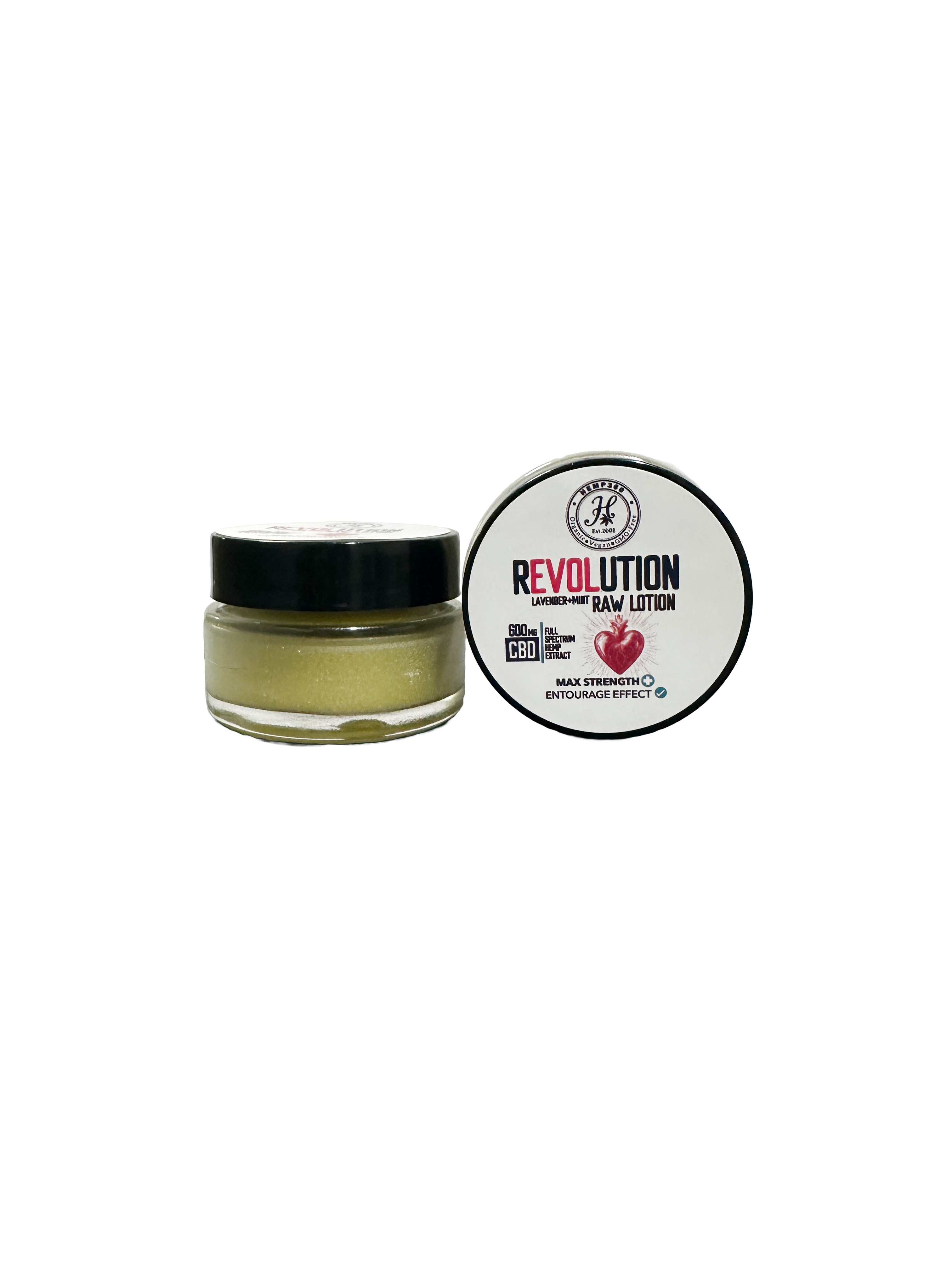 Revolution Raw Lotion 2000mg Full Spectrum CBD - Max Strength