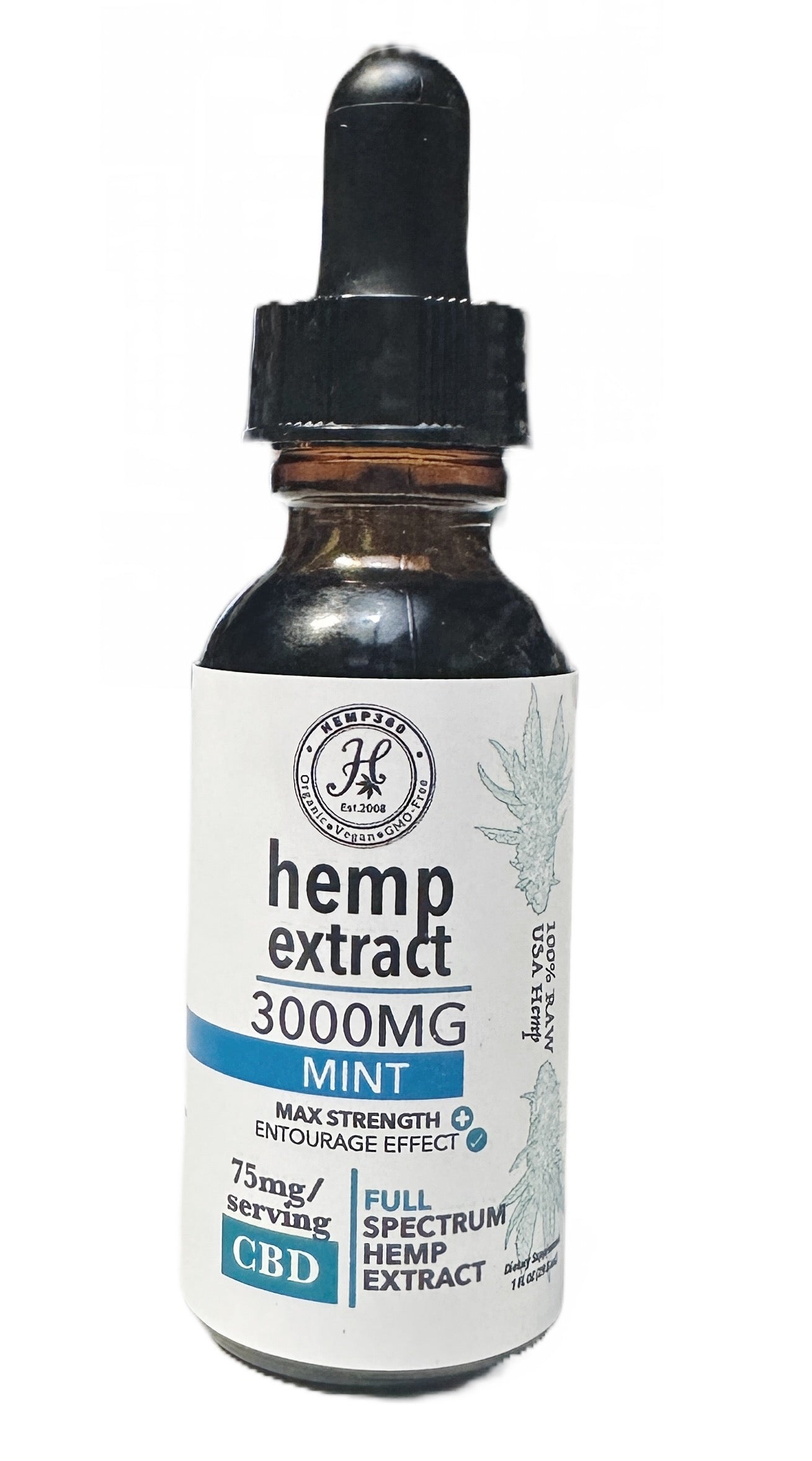 Mint Full Spectrum CBD Oil - 3000 mg