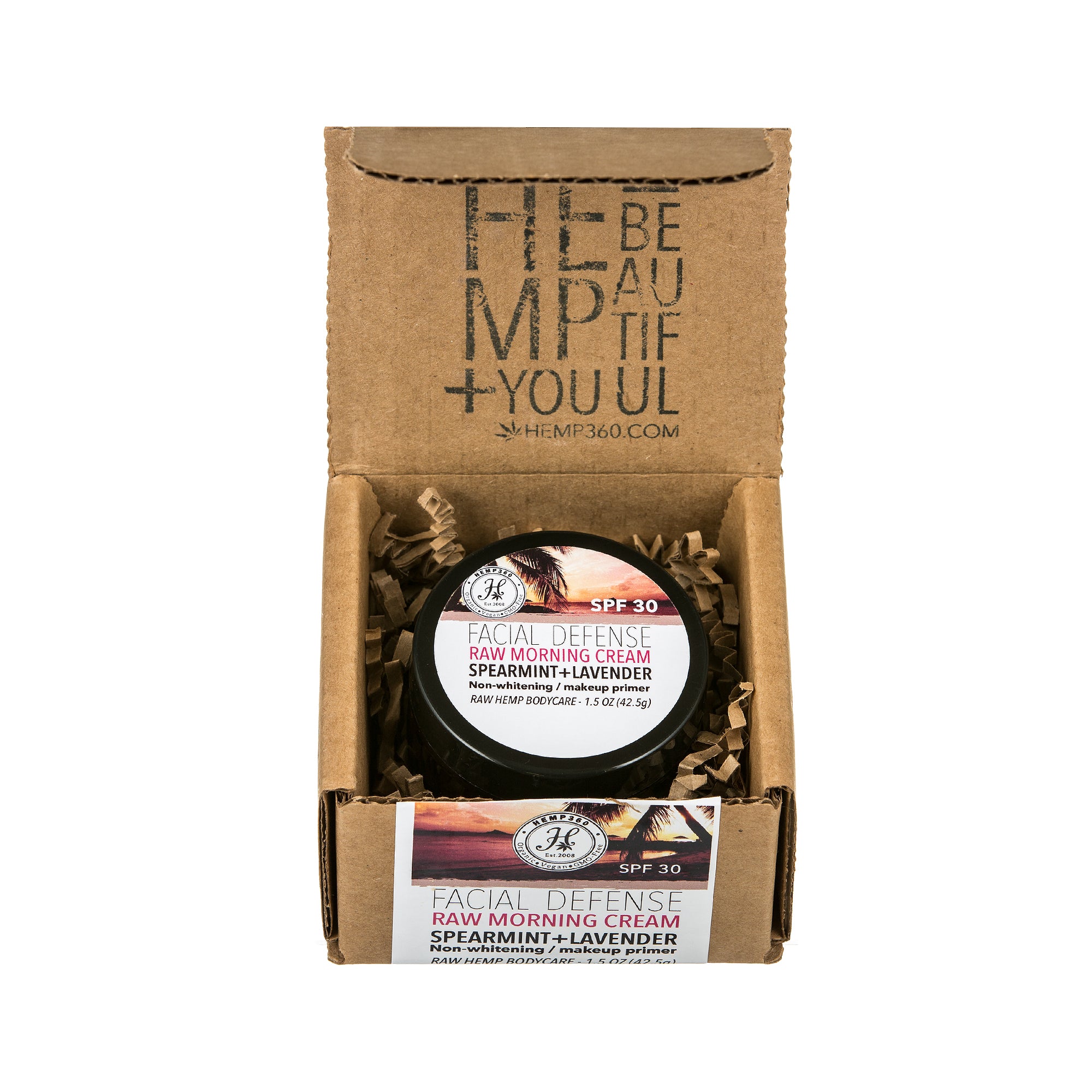 Facial Defense Raw Morning Cream SPF 30 - HEMP360