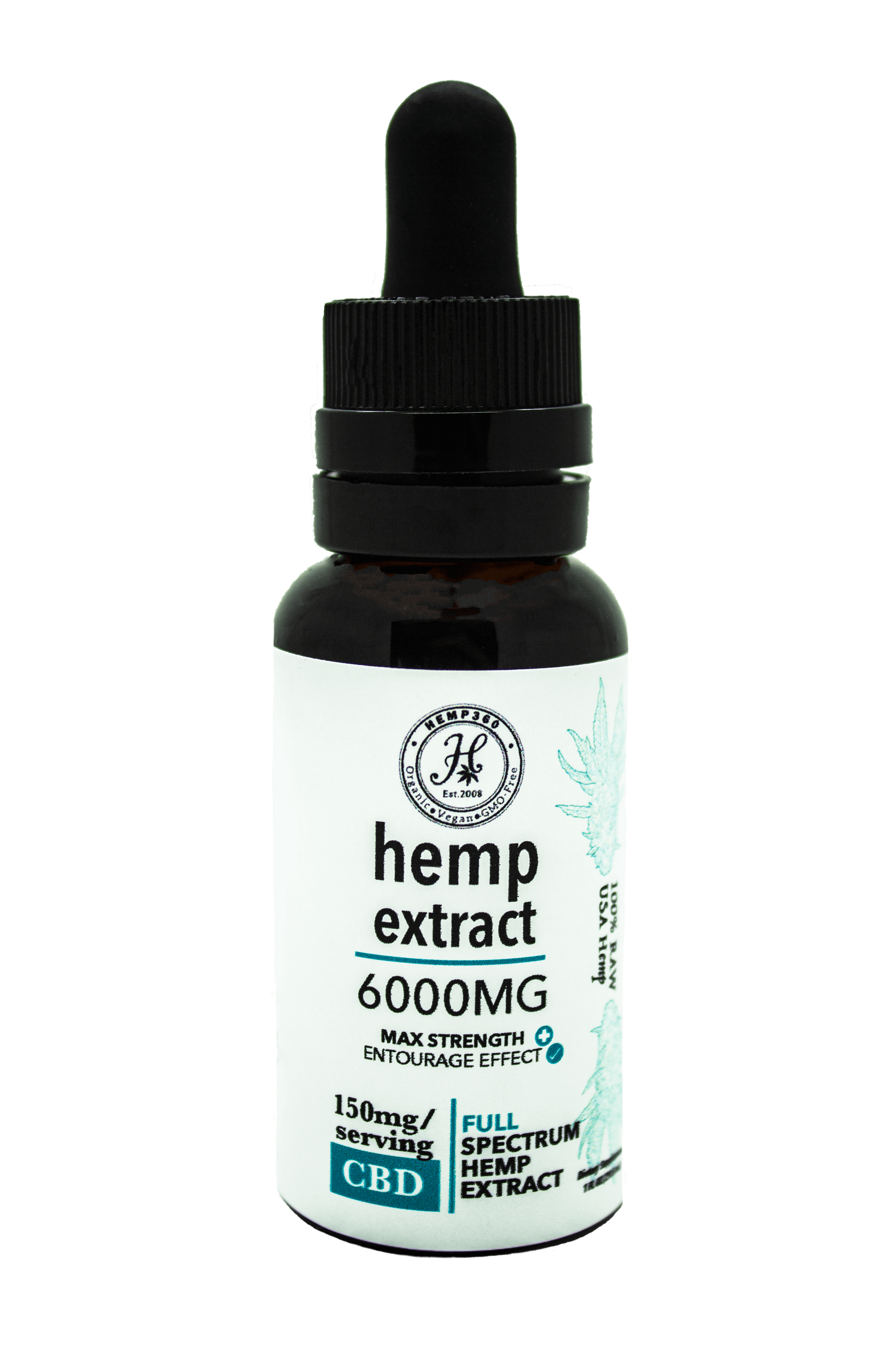 Full Spectrum CBD Oil - 6000mg - Natural Flavo HEMP360 Full Spectrum CBD Oil - 6000mg - Natural Flavo HEMP360