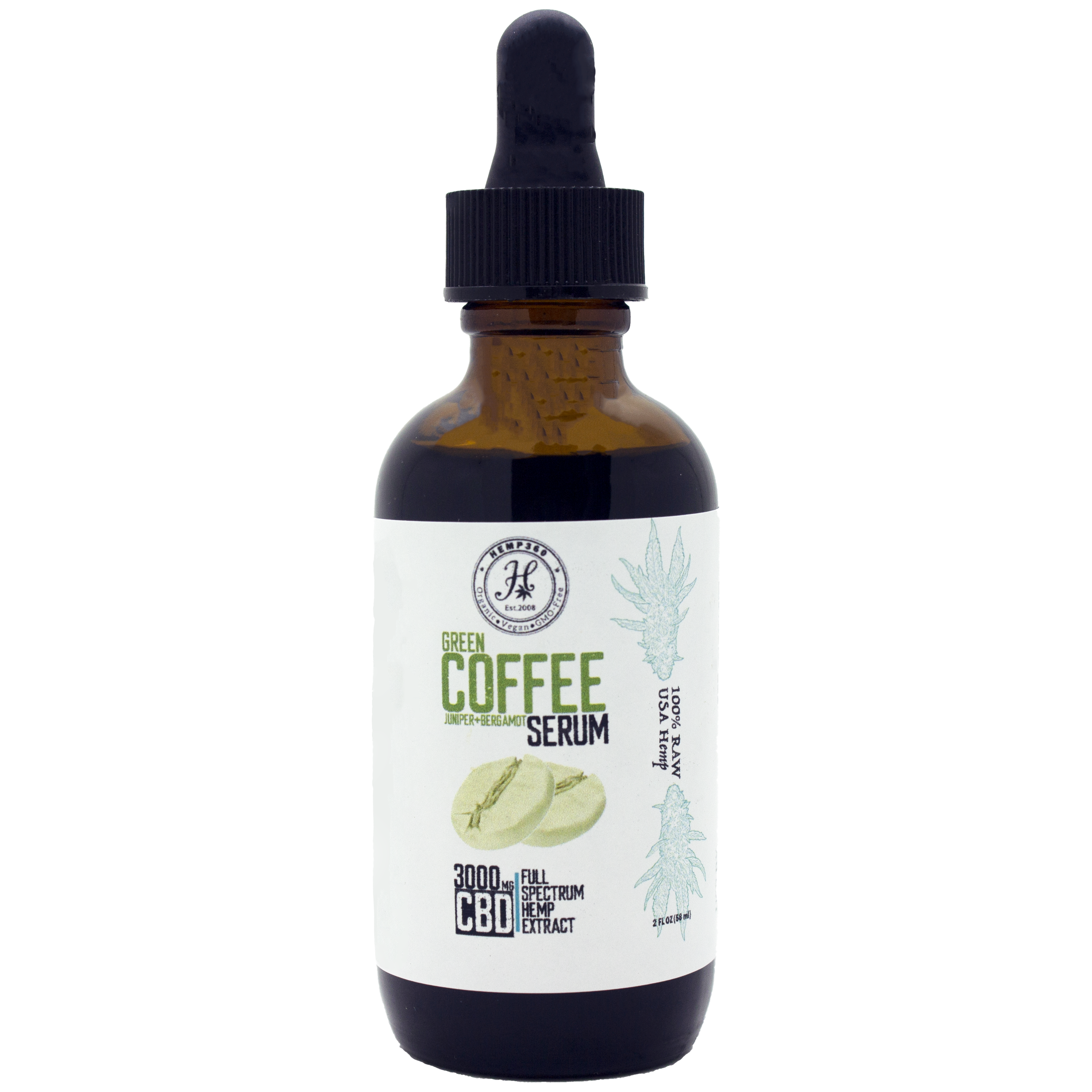 Green Coffee Extract Facial Serum 3000mg CBD
