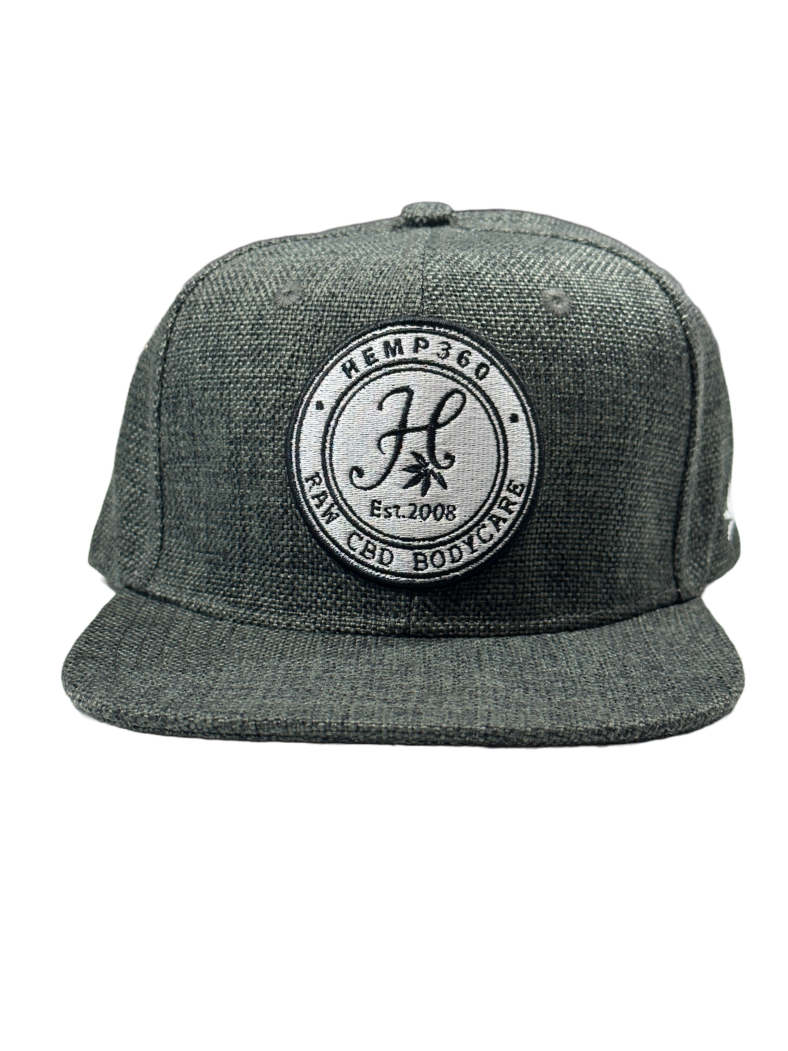 Hemp360 Hemp Fiber Hat Dark Grey w/ Logo